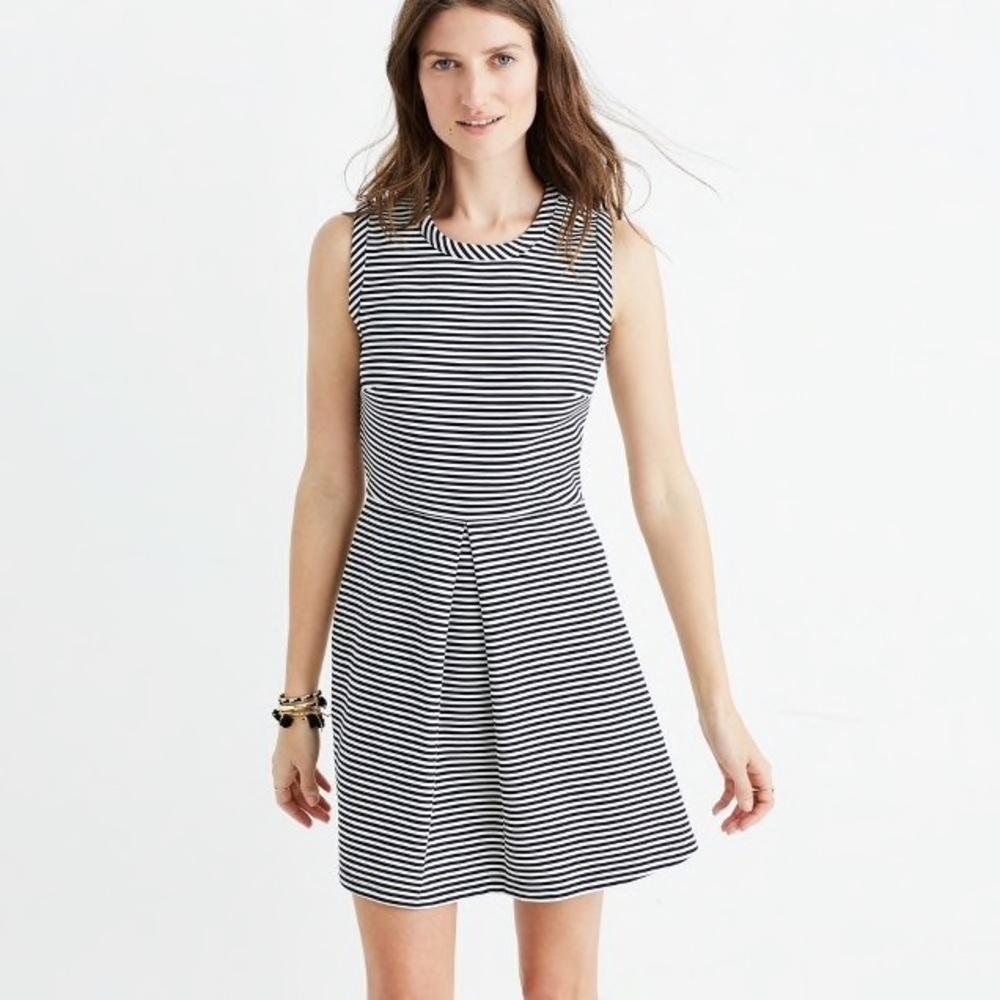 Madewell Striped Afternoon Dress